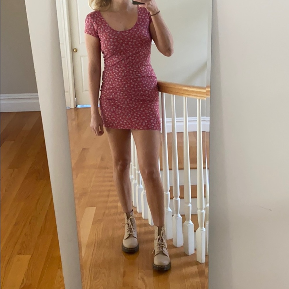 Urban outfitters midi red dress